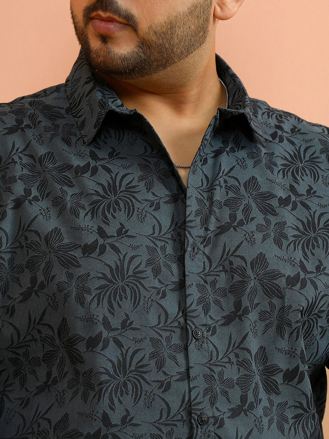 Botanical-Jacquard Shirt - Image 7