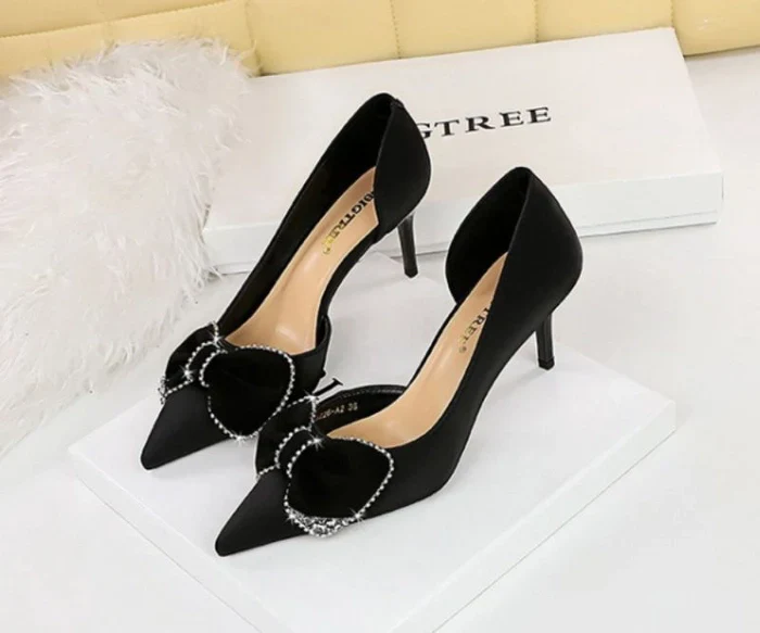 Bowknot Mid-high Heel - Image 7
