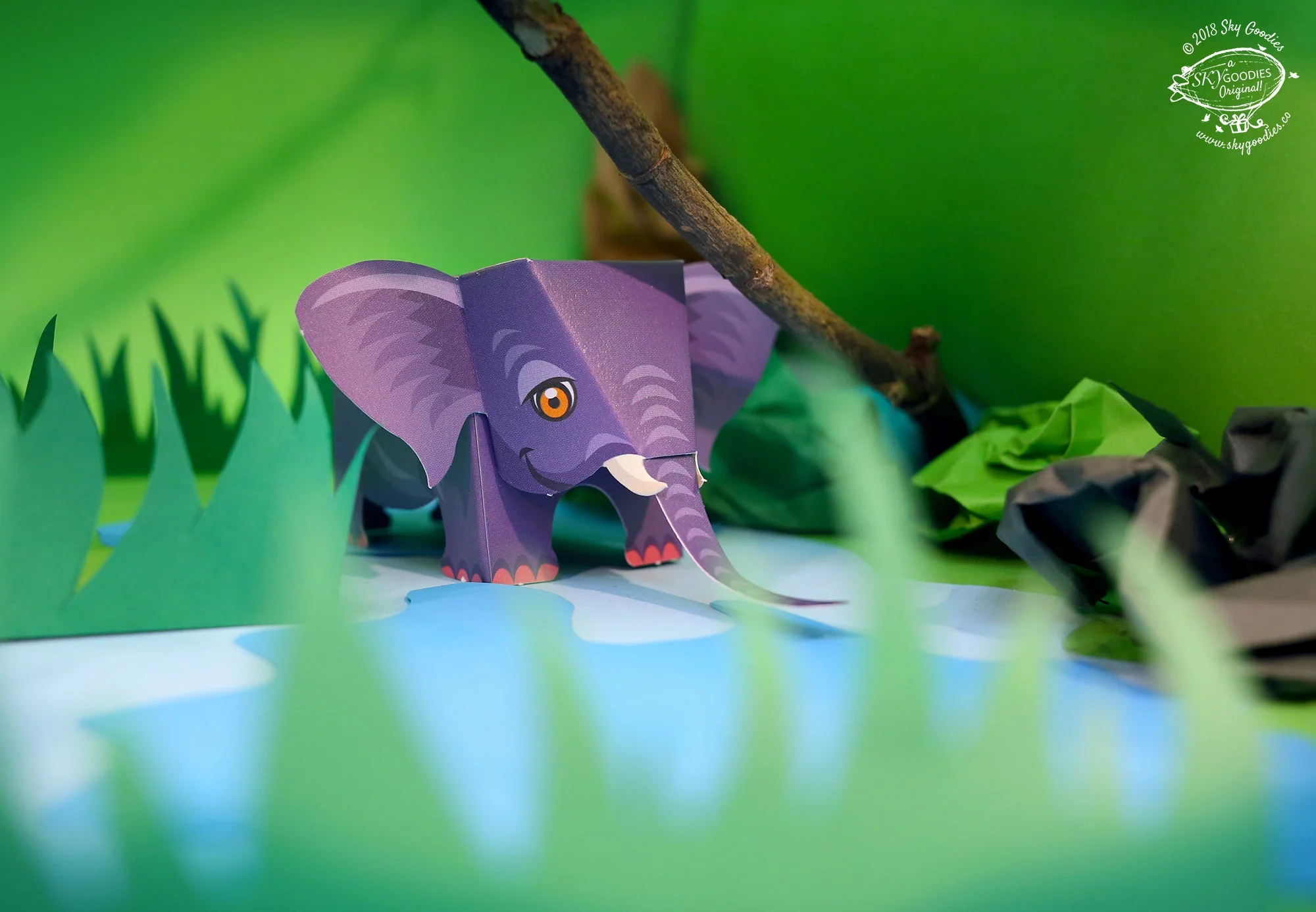 BOX SET 1: Set of 6 DIY Mini Endangered Animals Paper Craft Kits - Image 11
