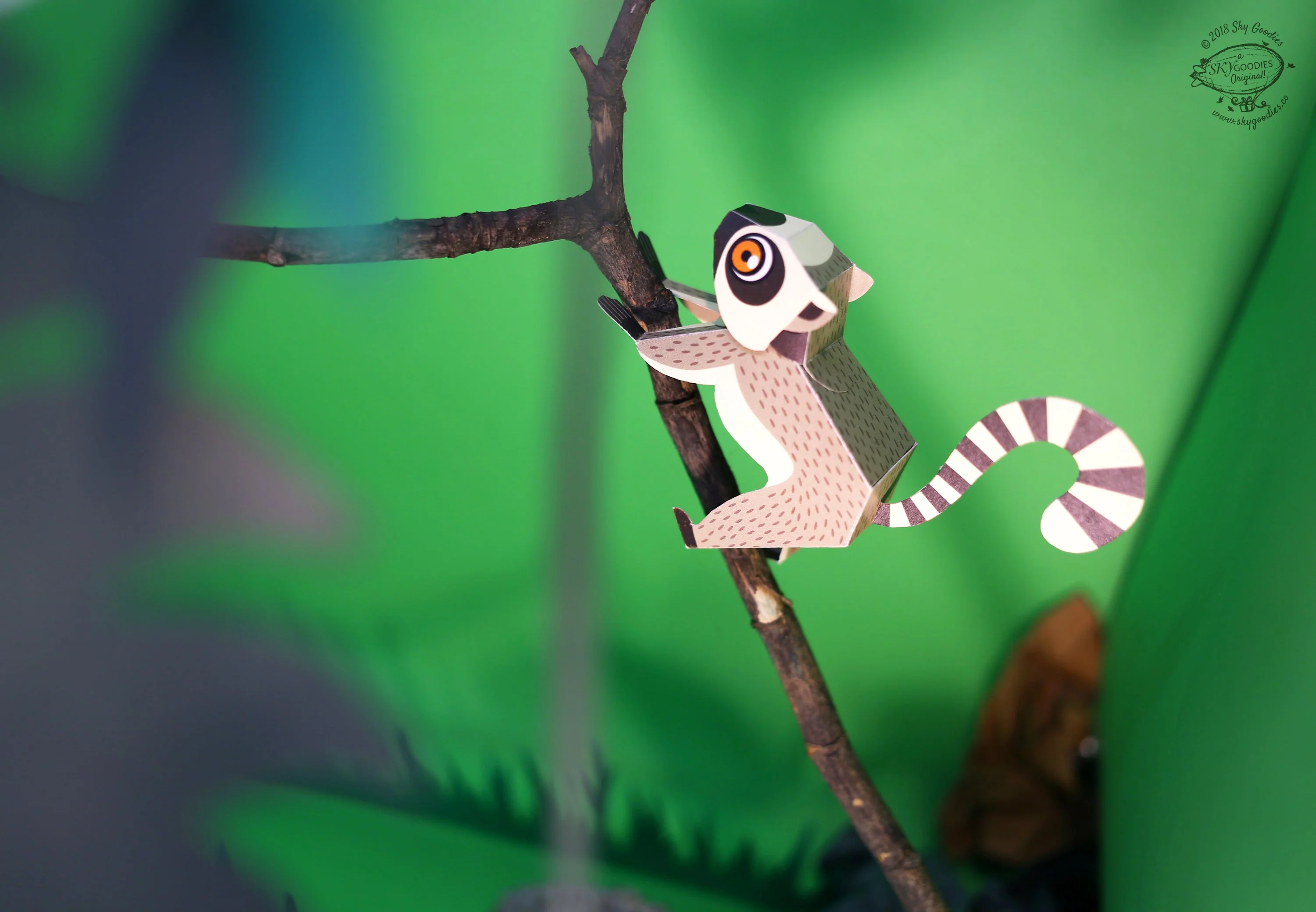BOX SET 2: Set of 6 DIY Mini Endangered Animals Paper Craft Kits - Image 11
