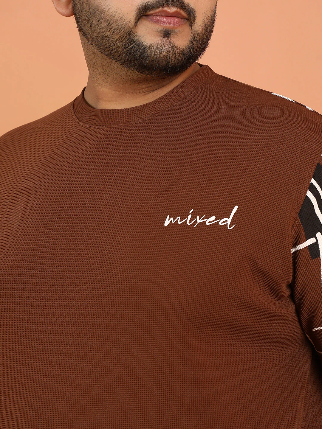 Boxy Folk-Wave T-Shirt - Image 8