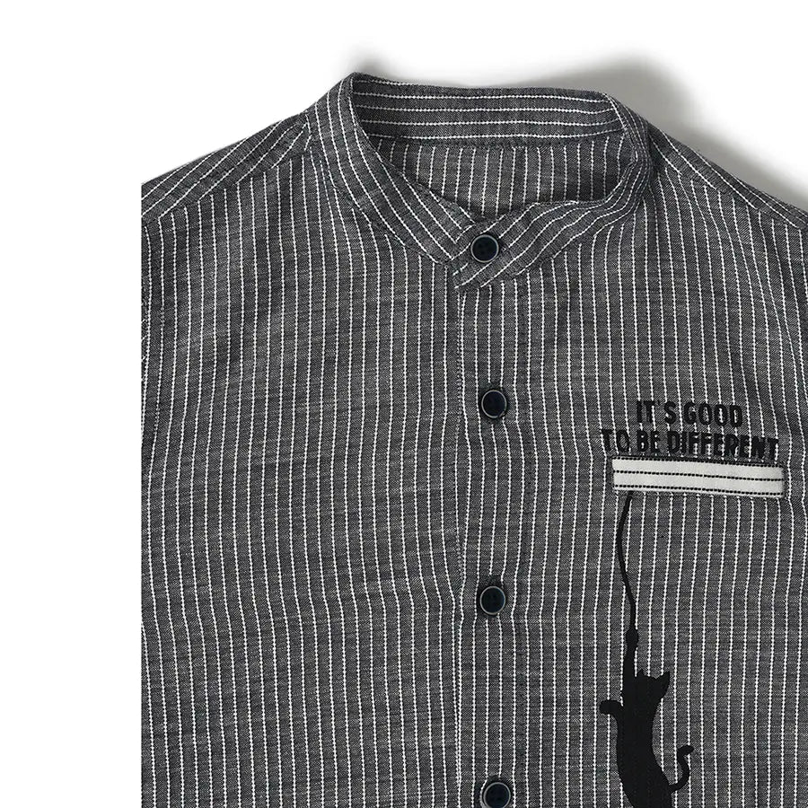 Boys Full Sleeve Striper Shirt For Baby - Image 4