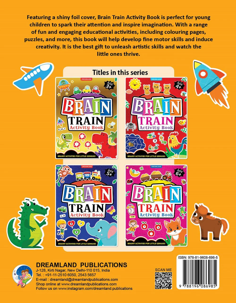 Brain Train Activity Book for Kids Age 3+ – With Colouring Pages, Mazes, Puzzles and Word searches Activities - Image 10