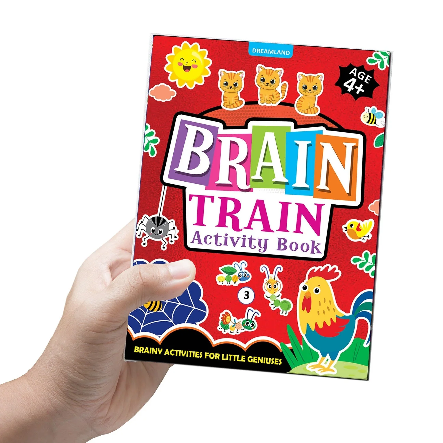 Brain Train Activity Book for Kids Age 4+ – With Colouring Pages, Mazes, Puzzles and Word searches Activities - Image 2