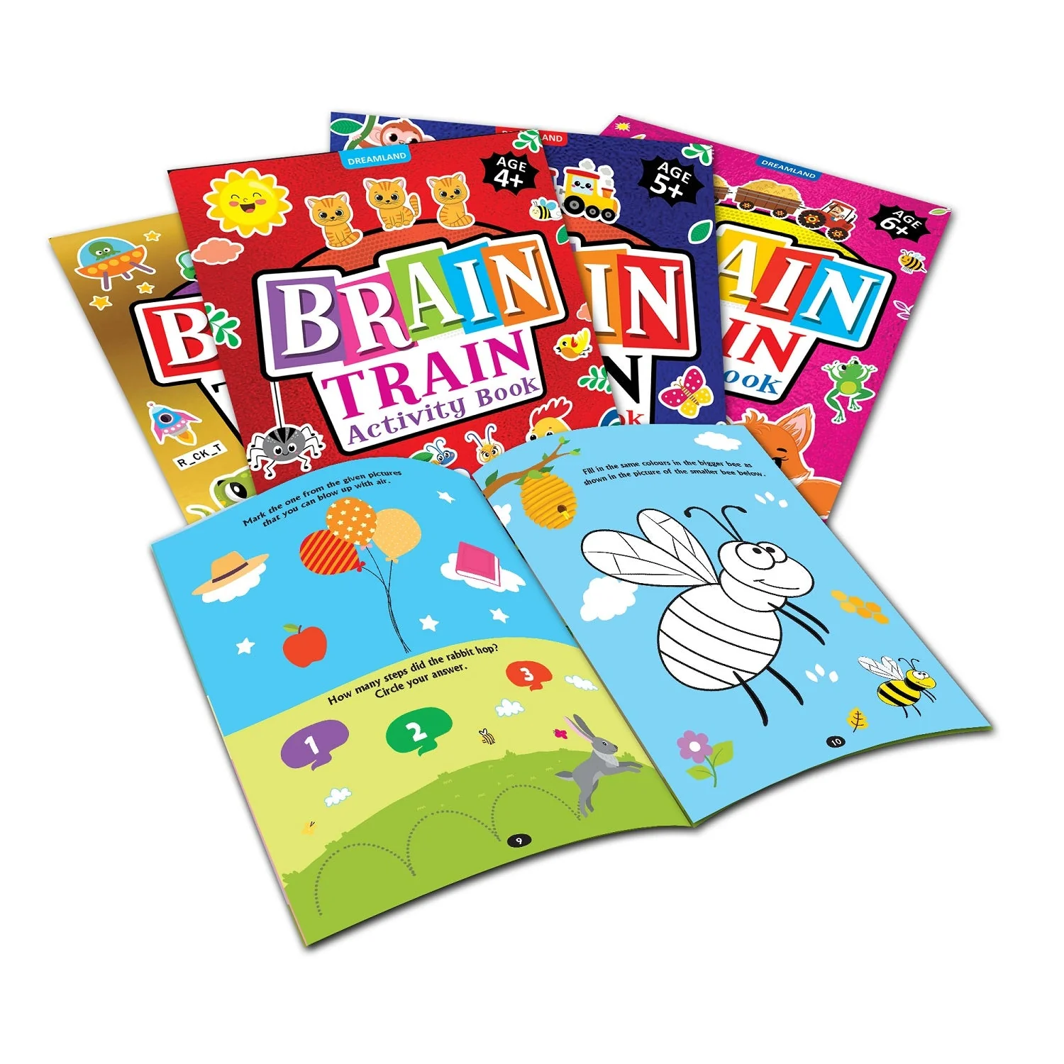 Brain Train Activity Book for Kids Age 4+ – With Colouring Pages, Mazes, Puzzles and Word searches Activities - Image 5