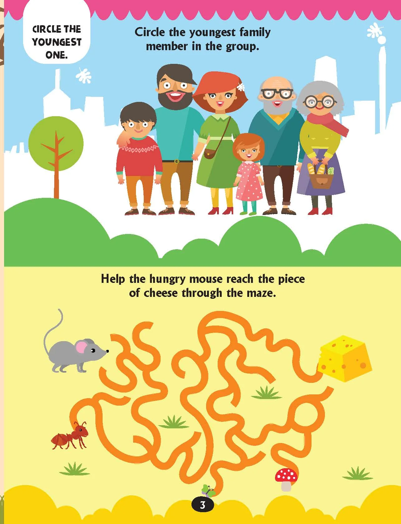 Brain Train Activity Book for Kids Age 4+ – With Colouring Pages, Mazes, Puzzles and Word searches Activities - Image 6