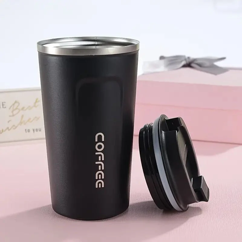 BrewBee: Smart LED Temperature Tumbler, 500ml Stainless Steel Travel Mug with Leak-Proof Lid, Touch Screen & Thermal Design for Hot & Cold Drinks - Image 5