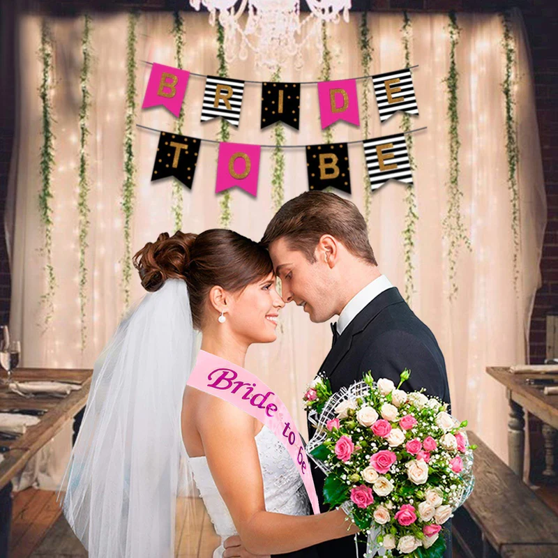 Bride To Be Printed Sashes (Pink)(Pack of 1) - Image 3