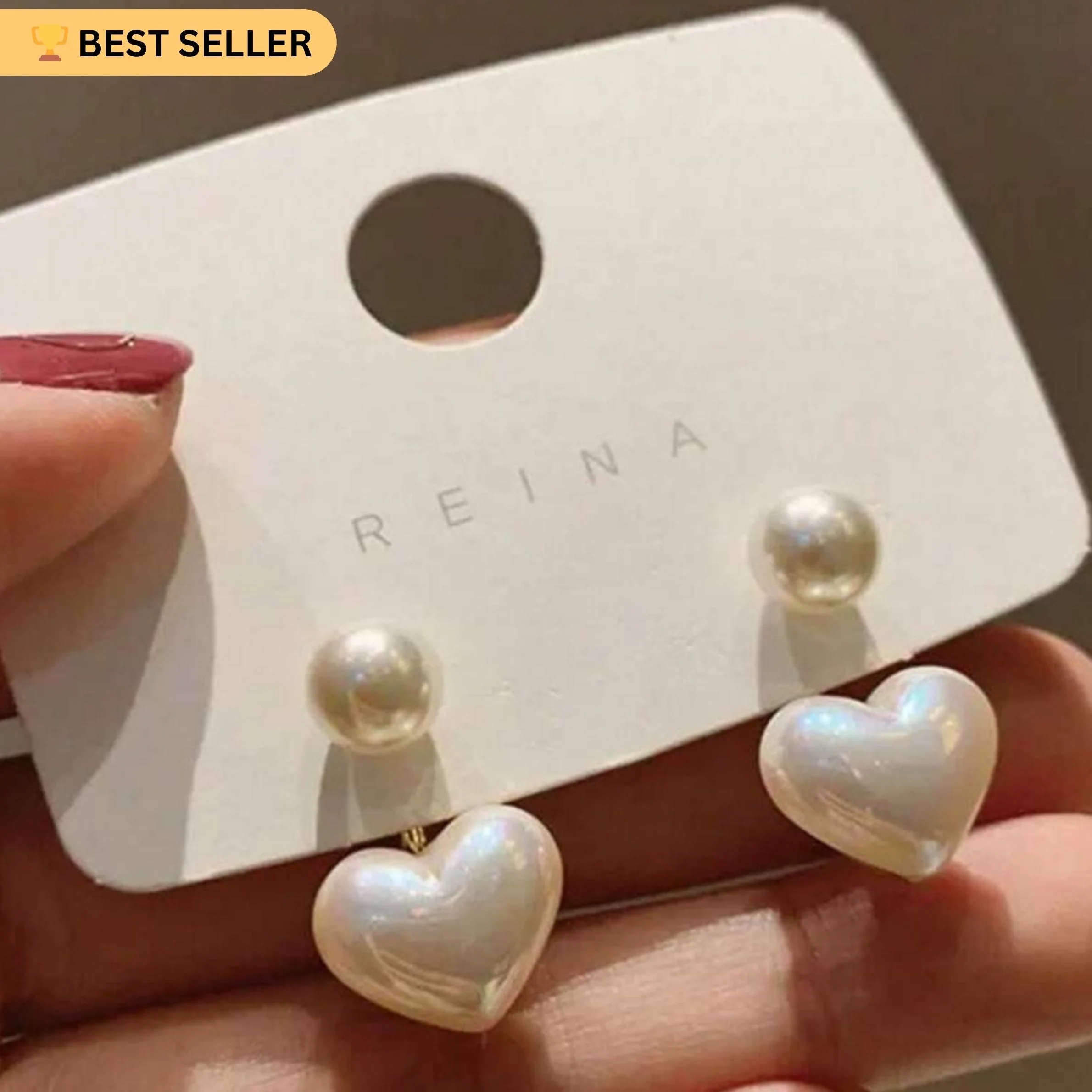 Bridgeton Heart Pearls — Buy Any 5 for Rs. 599 - Image 5