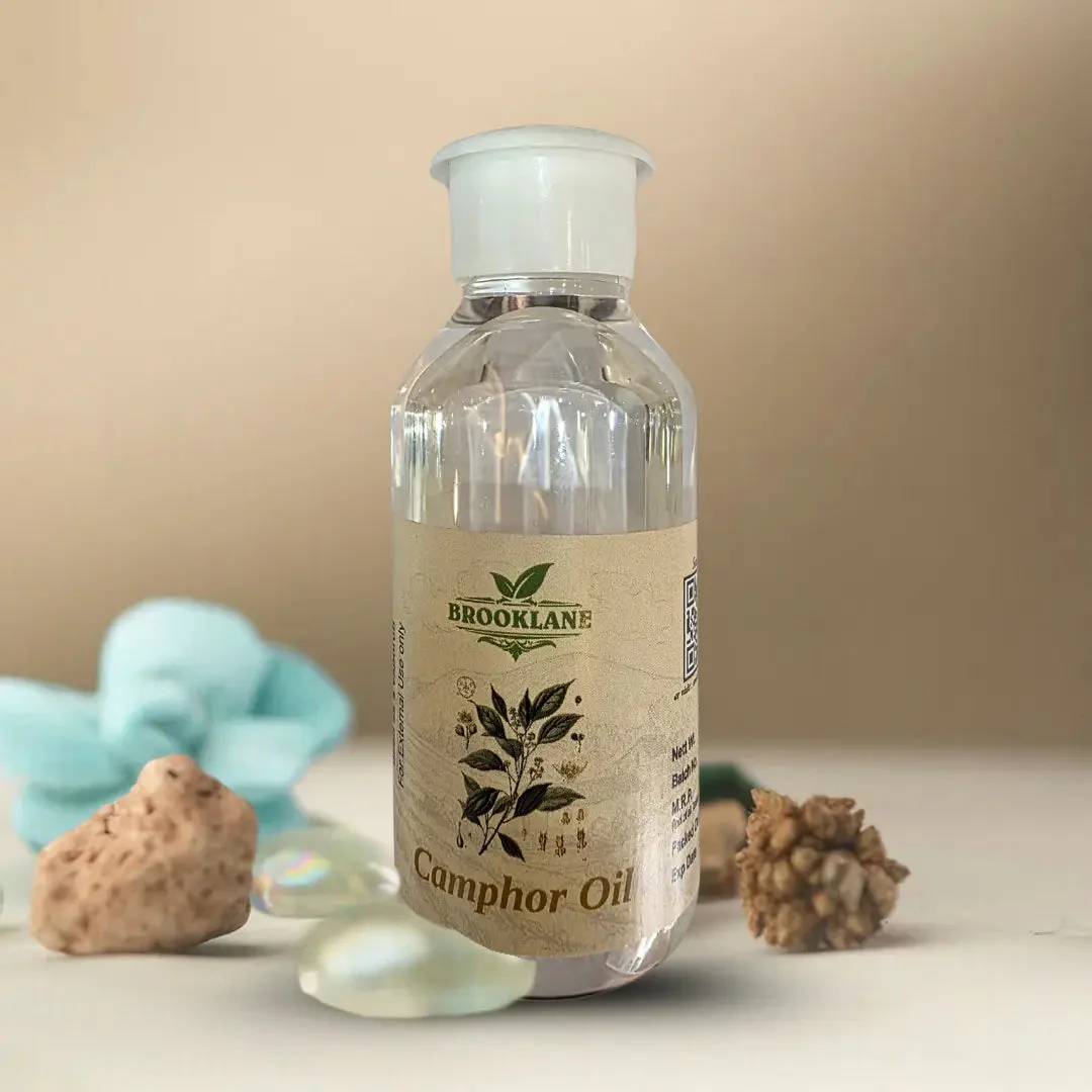 Brooklane Camphor Oil – Refreshing, Pure Essential Oil, 100ml - Image 2