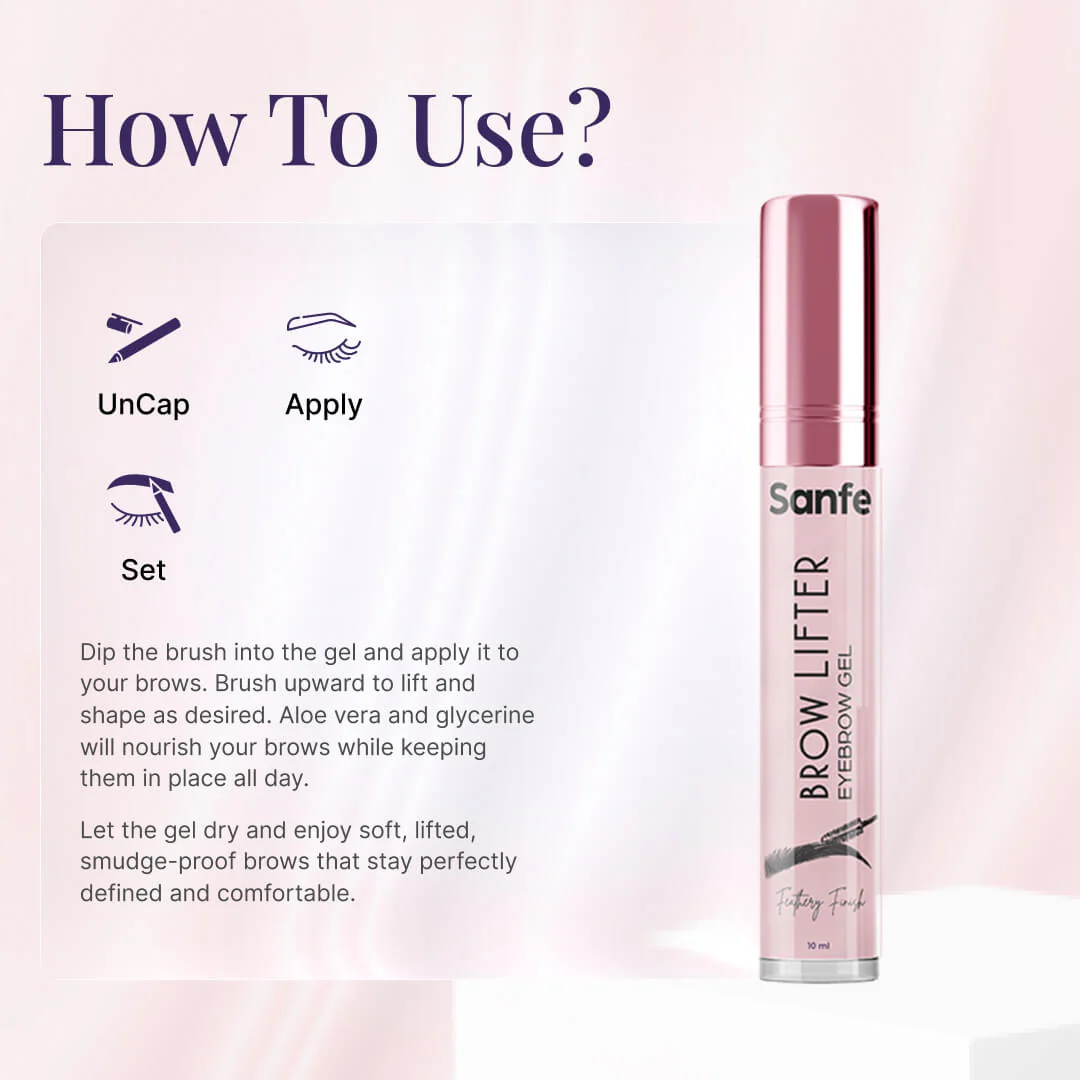 Brow Lifter Eyebrow Gel 10ml (Pack of 3) - Image 3