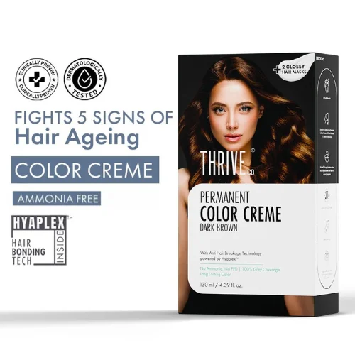 Brown Permanent Hair Color Creme, 130 ml - Image 11