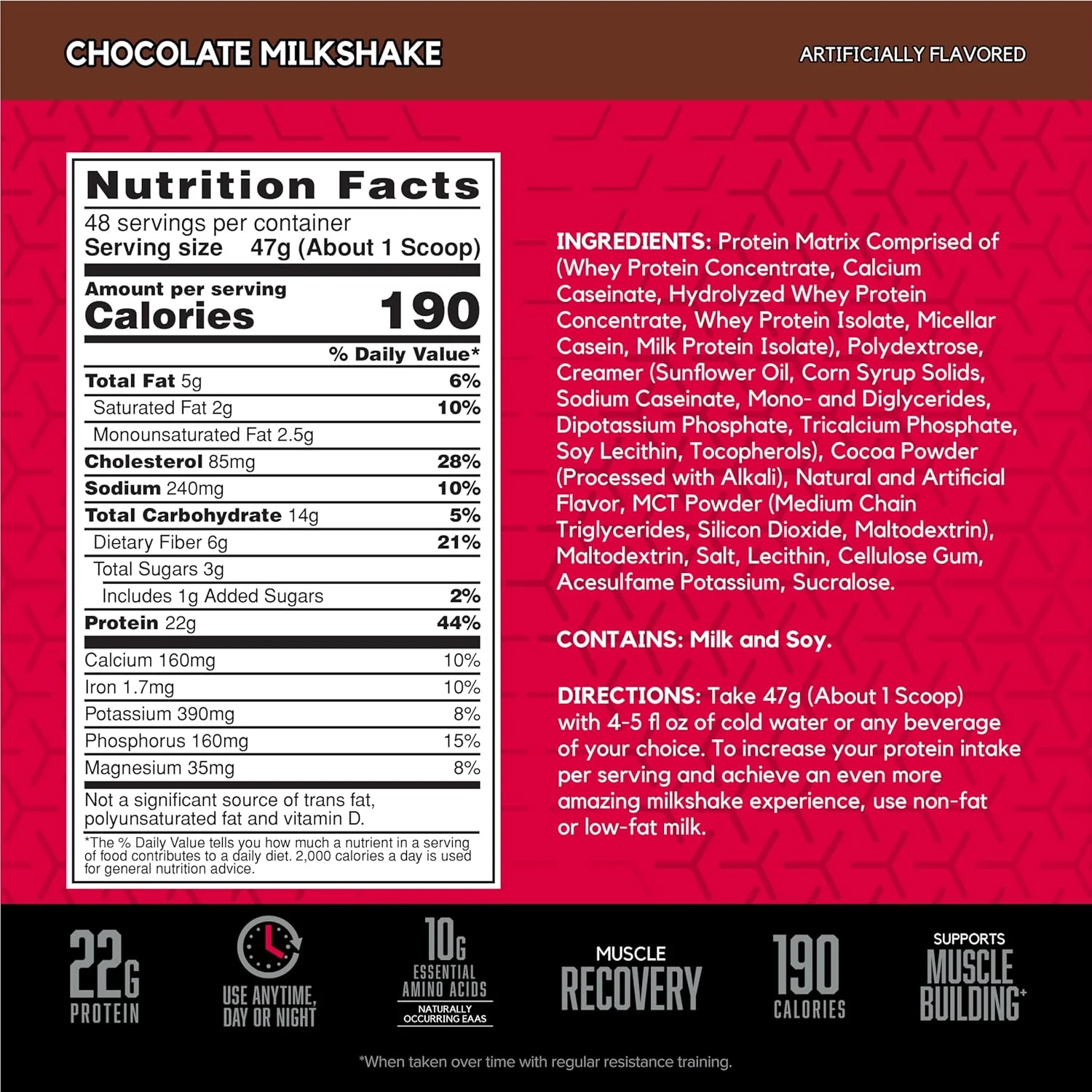 BSN Syntha 6 Protein Powder - 5 lbs, 2.27 kg (Chocolate Milkshake) - Image 7