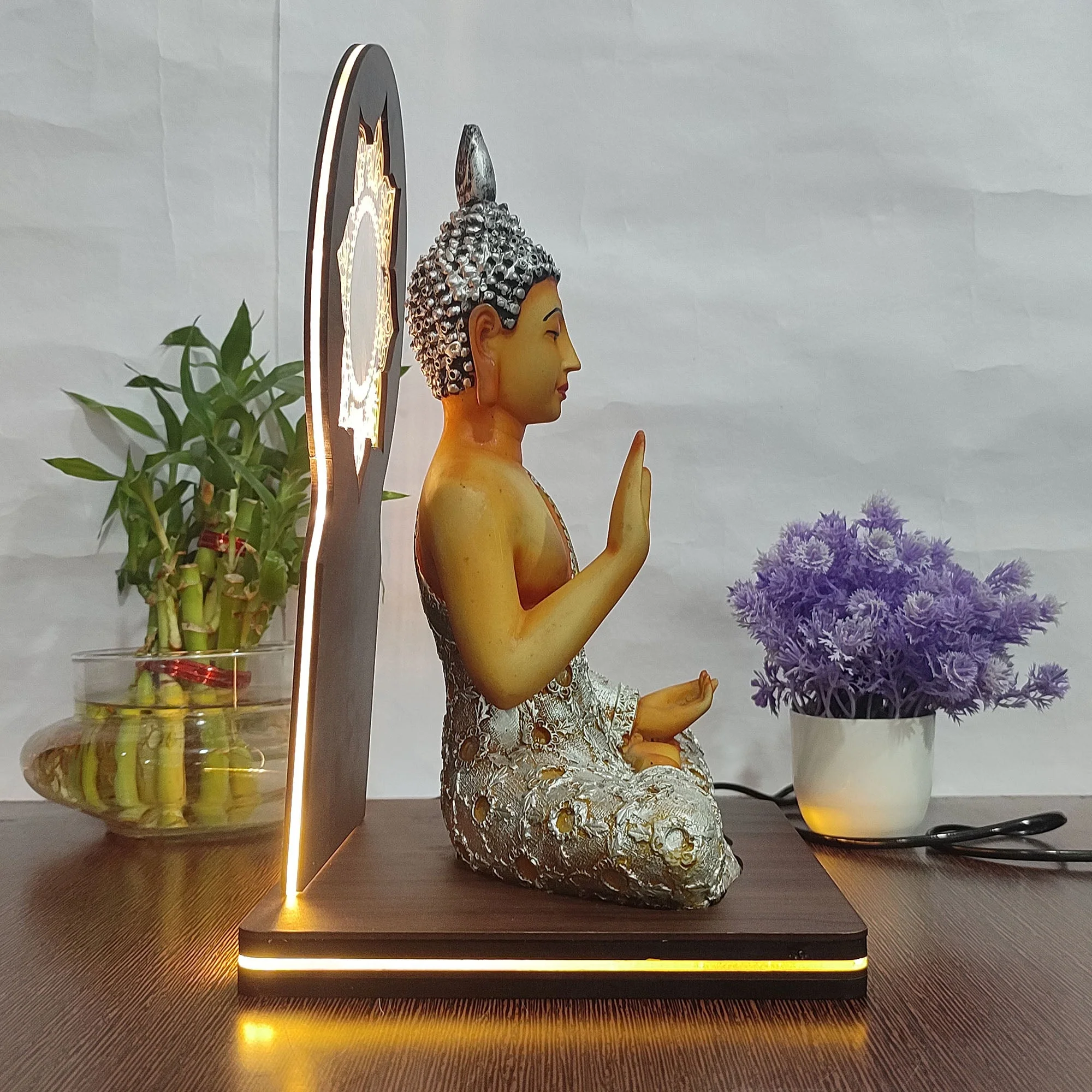 Buddha Desgion 1 Led frame size ( 30 cm* 21 Cm ) - Image 2
