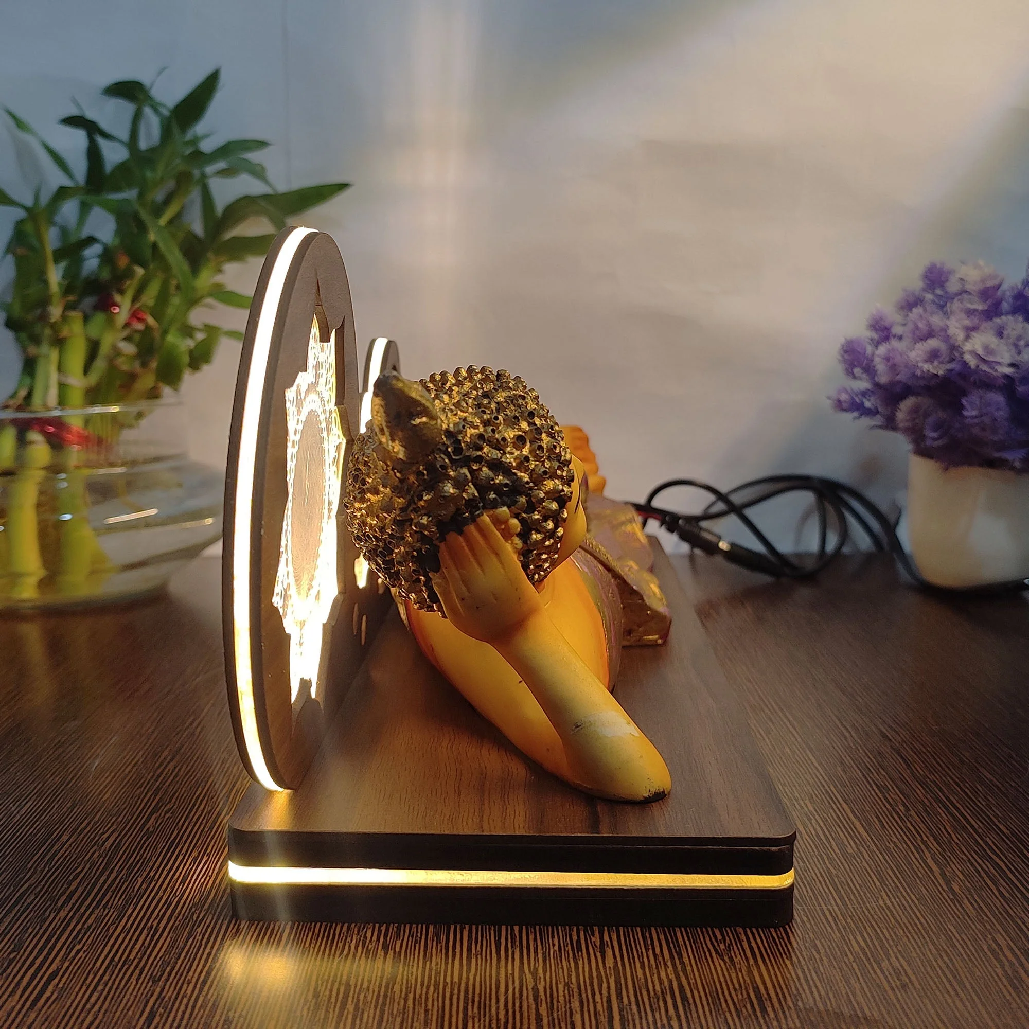 Buddha Desgion 3 Led frame size ( 14 cm* 33Cm ) - Image 2