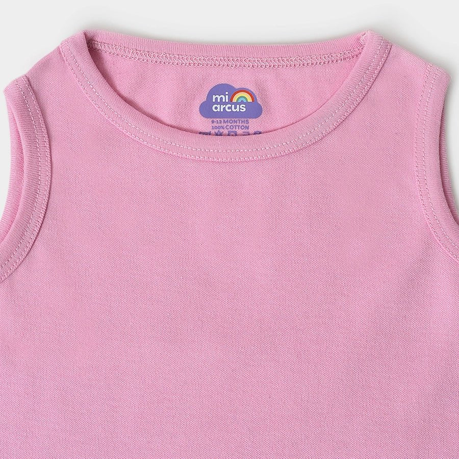 Buddy Girls Printed Vest- Pack Of 3 - Image 7