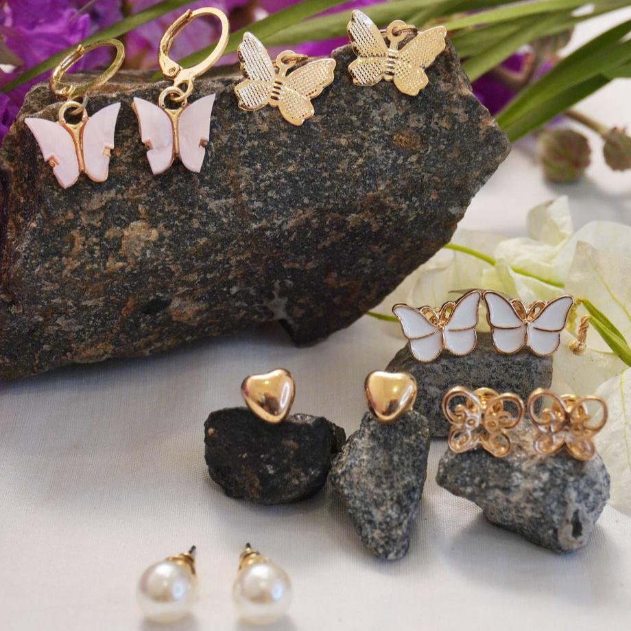 Butterflies Combo of 6 Earring - Image 2