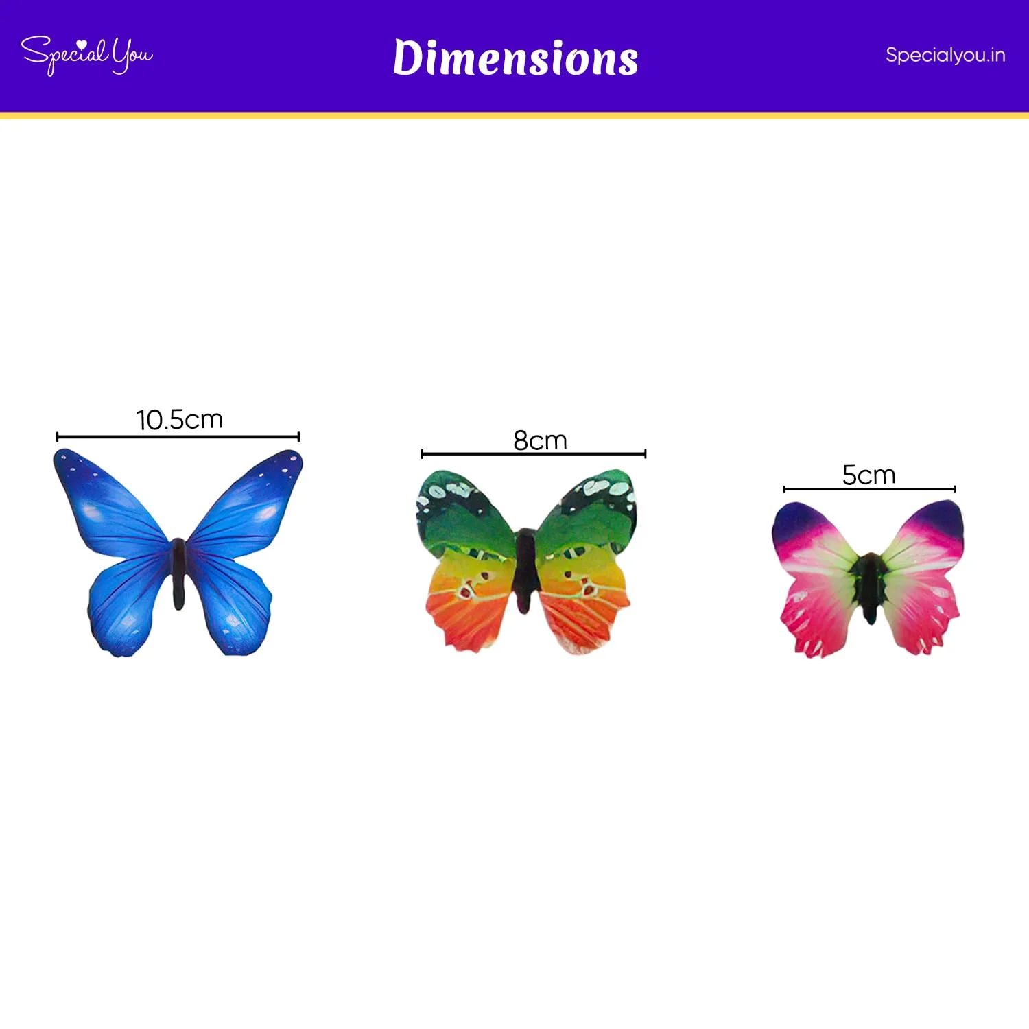Butterfly accents DIY Wall Decoration Kit - Image 3