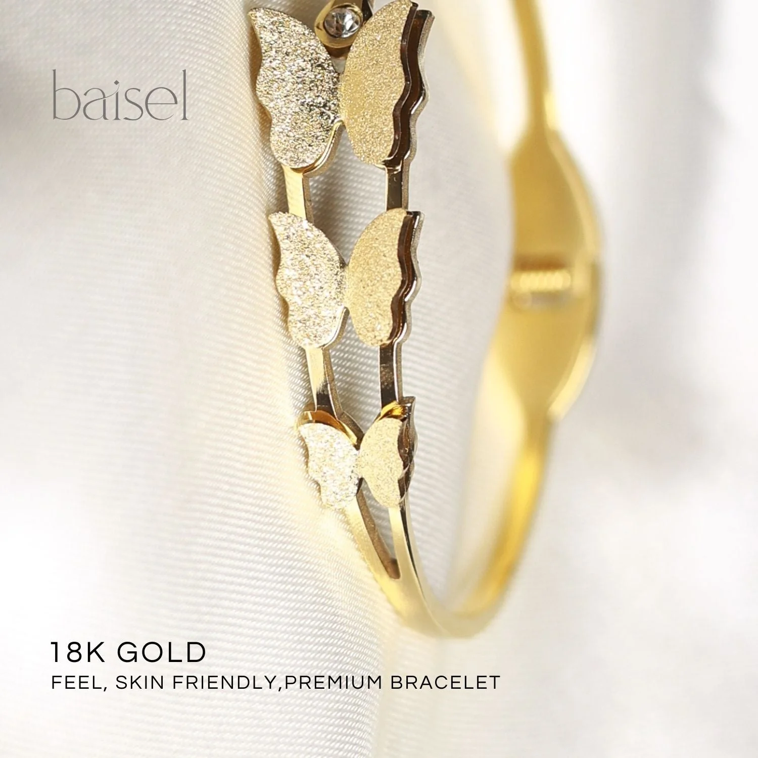 Butterfly Cuff bracelet - Image 2