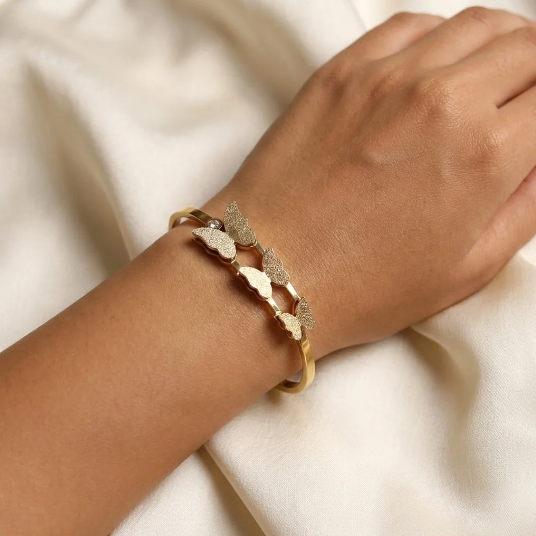 Butterfly Cuff bracelet - Image 7