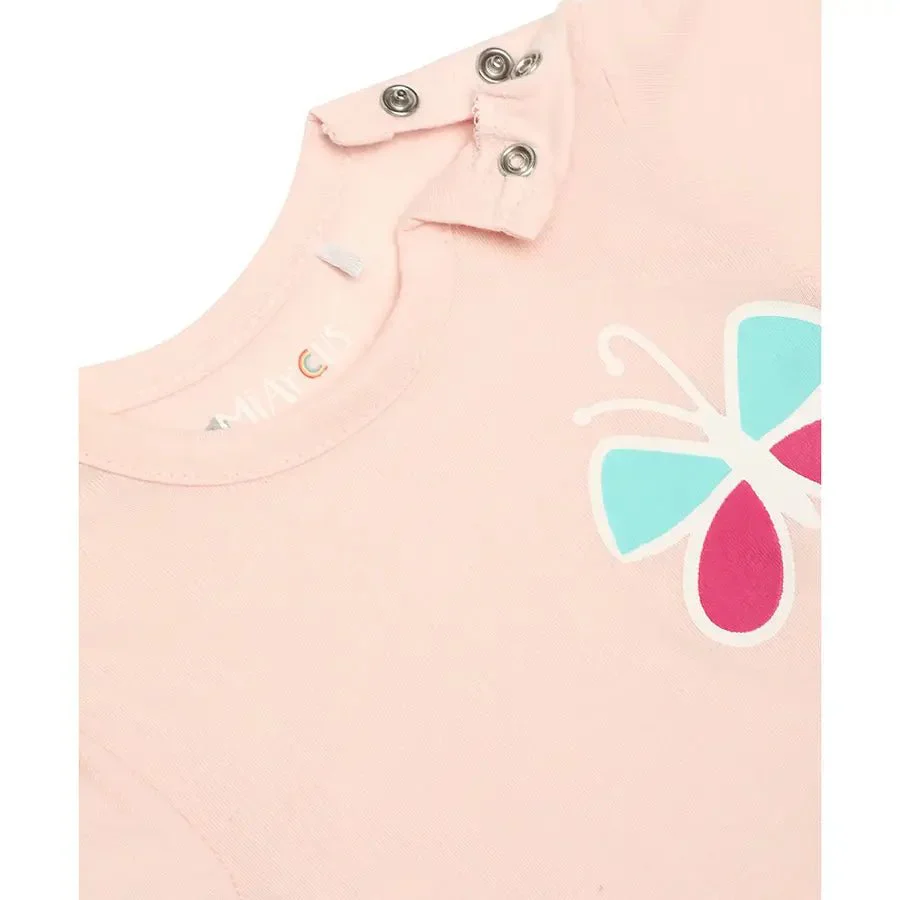 Butterfly Print Baby Girl Romper - Image 3