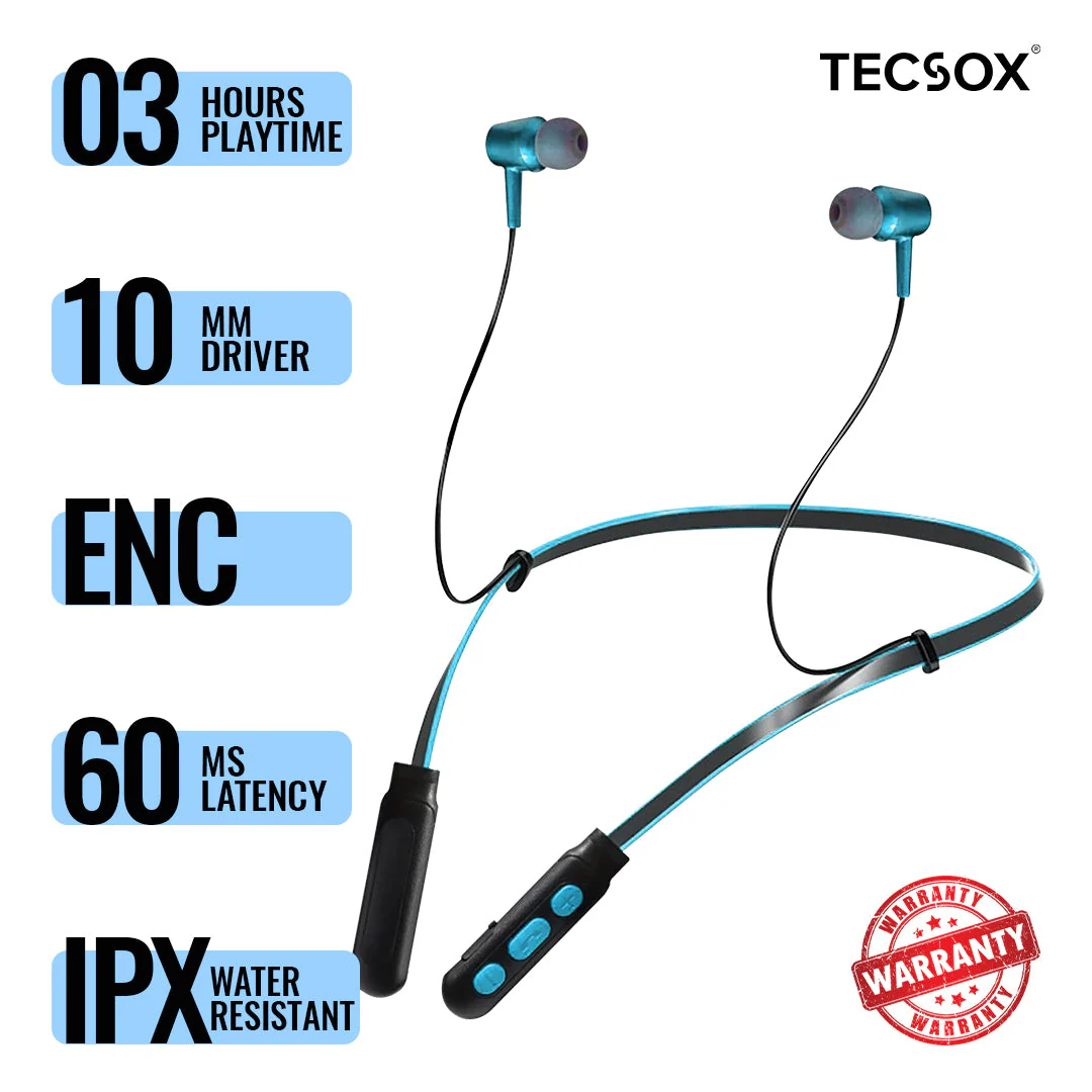 Buy B11: Bluetooth Neckband | Powerful Audio + High Bass - Image 3