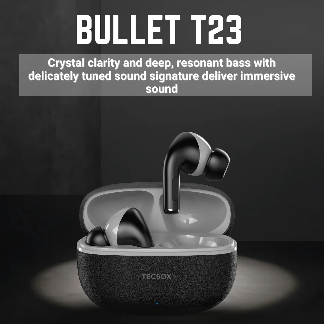 Buy TecSox Bullet T23 | Balanced Sound with 30 Hr Playtime - Image 4