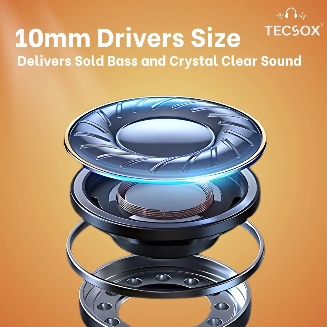 Buy TecSox Neo231 Wireless Earbud With Comfortable Fit - Image 10