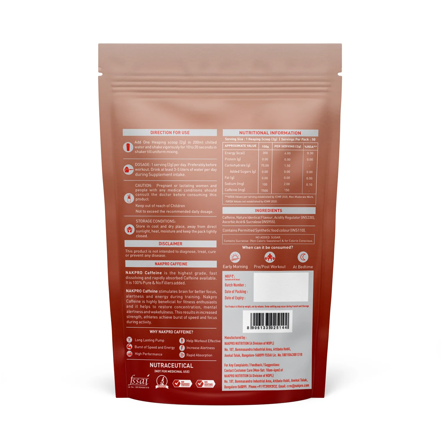 Caffeine Pre-Workout Supplement - Image 4