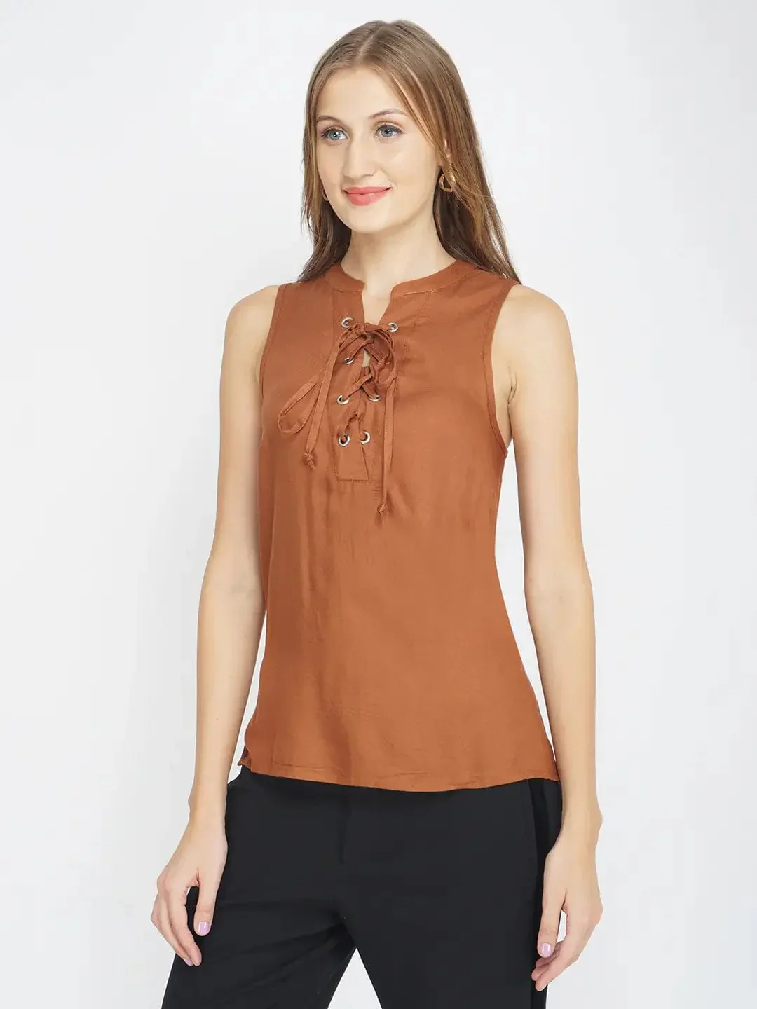 Caffeniated Today Women'S Sleeveless Top - Image 3