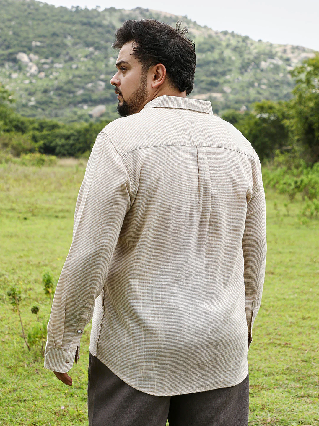 Candy-Stripe Jacquard Shirt - Image 4