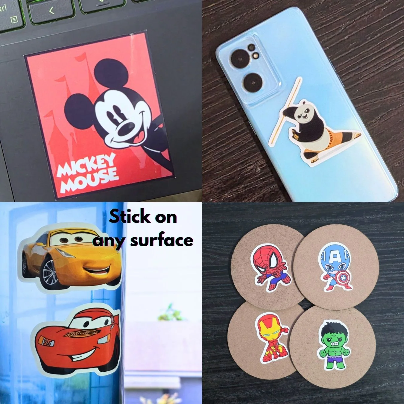 Cartoon Superstars - The Ultimate Sticker Mix - Set of 53 Premium Waterproof Stickers - Image 3