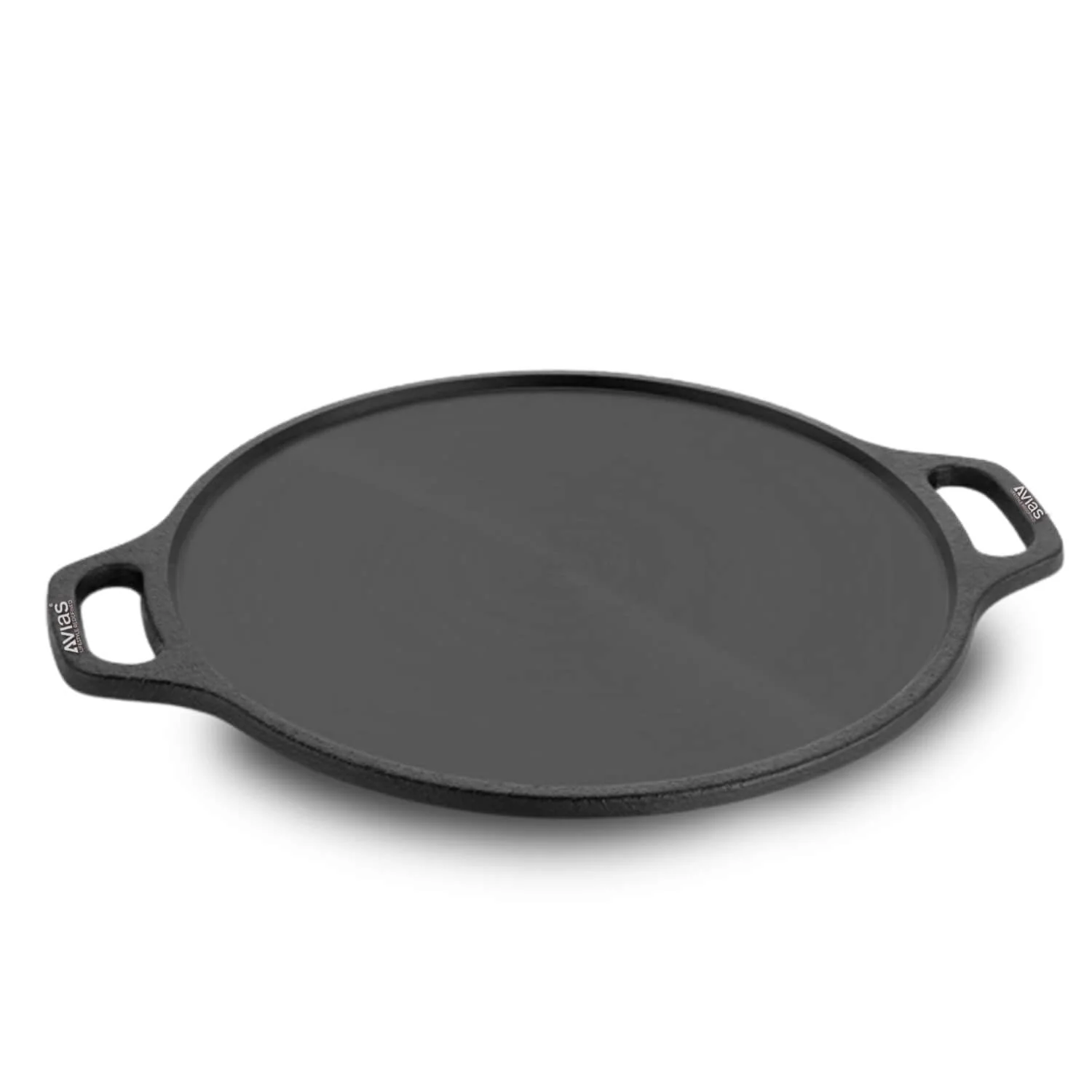 Cast Iron Dosa Tawa Pan/ Dosa Kallu/ Chapati Tawa/ Roti Iron Tawa |12 Inch Pan| Pre-Seasoned Cookware | Induction Friendly | 100% Natural & Toxin-Free - Image 2