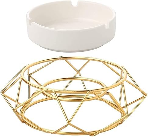 Ceramic Cigarette Box Ashtray, Ash Holder for Home Office Decoration (Style 3) - Image 6