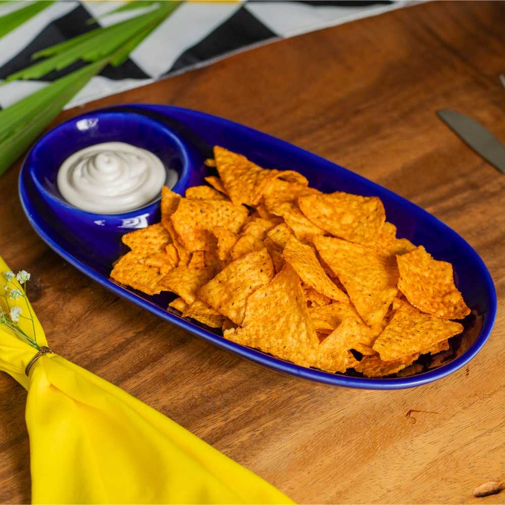 Ceramic Oval Chip And Dip Platter - Image 10
