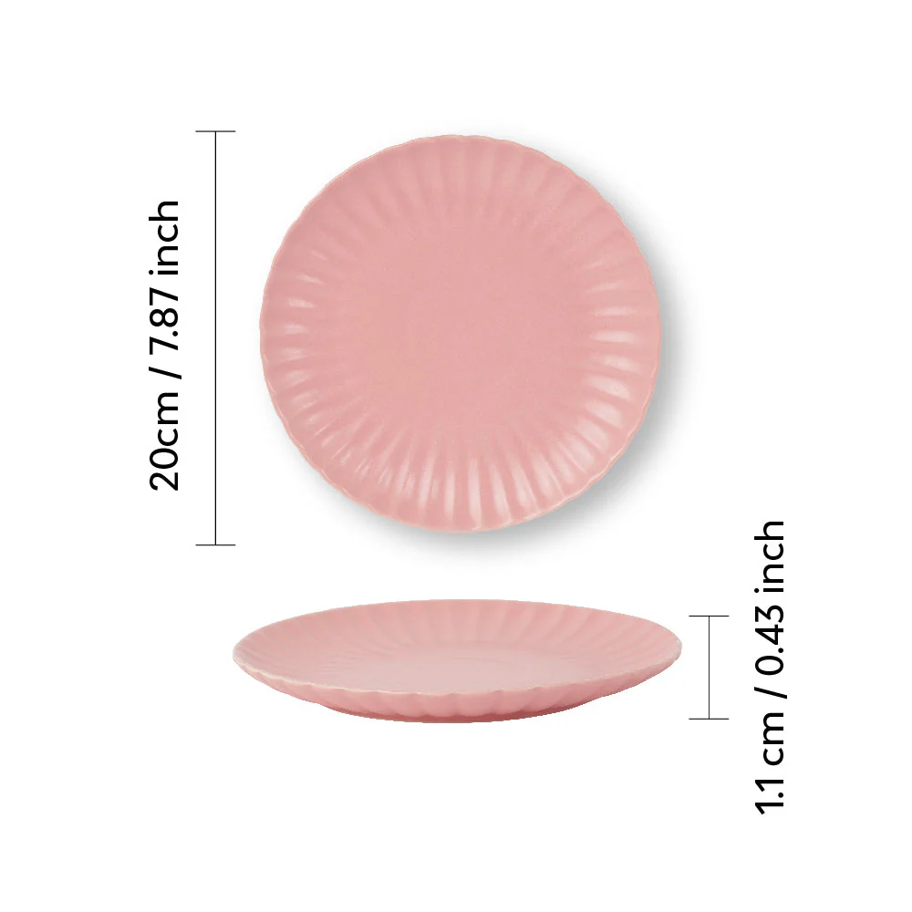Ceramic Scallop Ceramic Side Plate | Set Of 2 - Image 19