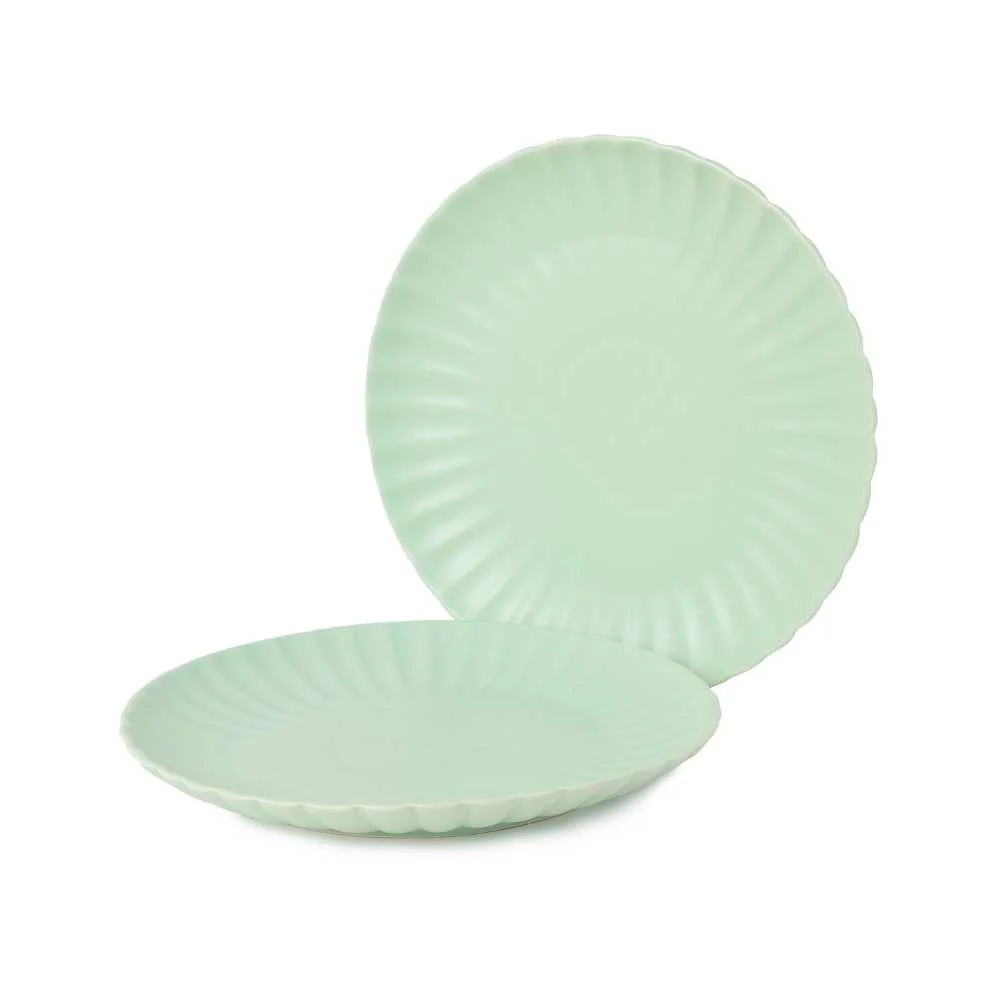 Ceramic Scallop Dinner Plate | Set Of 2 - Image 12
