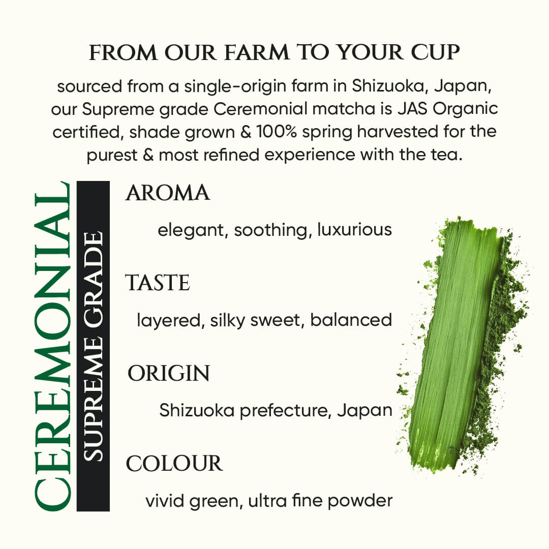 Ceremonial Supreme Grade Matcha | JAS Organic Certified | Japanese Matcha Green Tea | Spring Harvest - Image 2