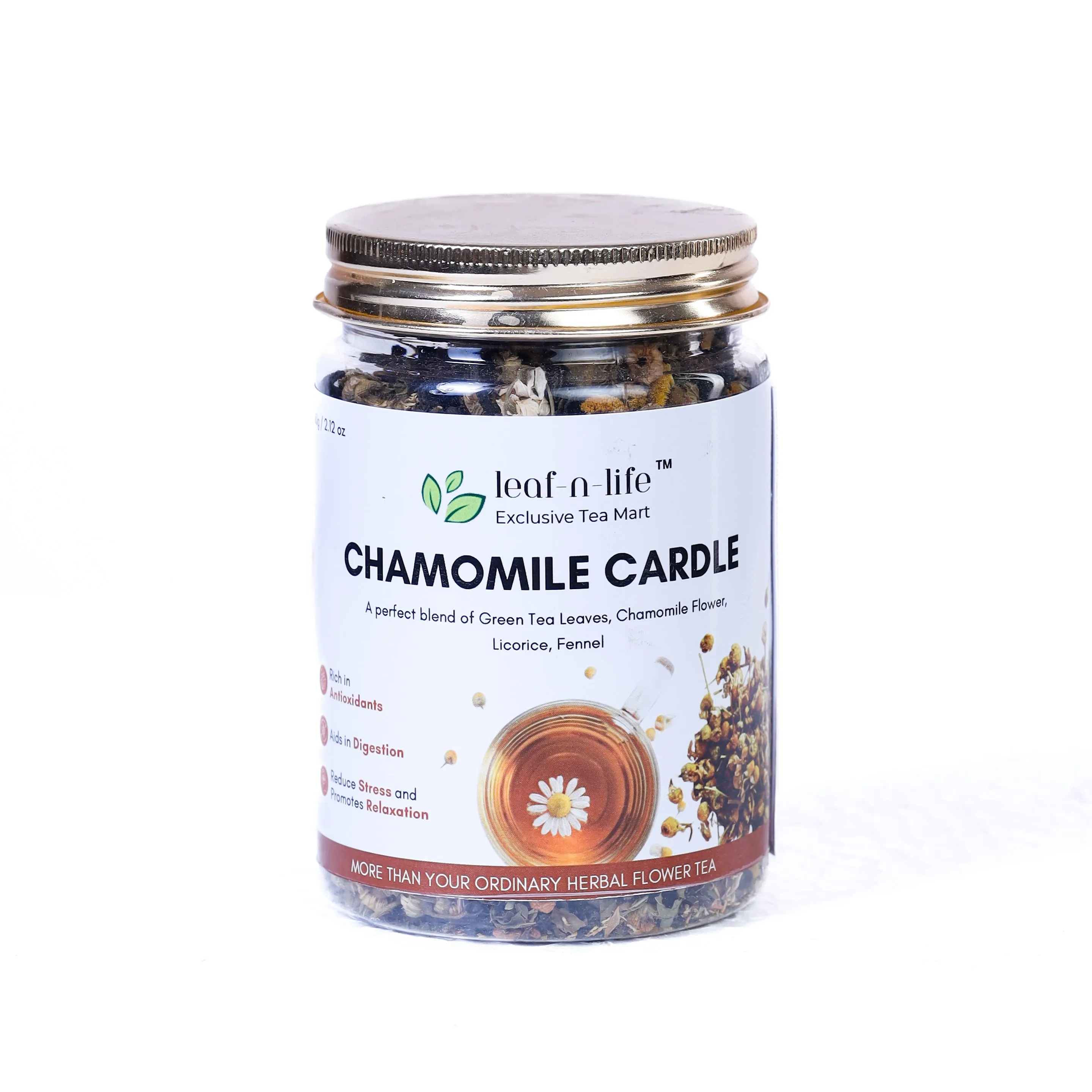 Chamomile Cardle – Chamomile Green Tea | Sleep & Anxiety Relief - Image 2