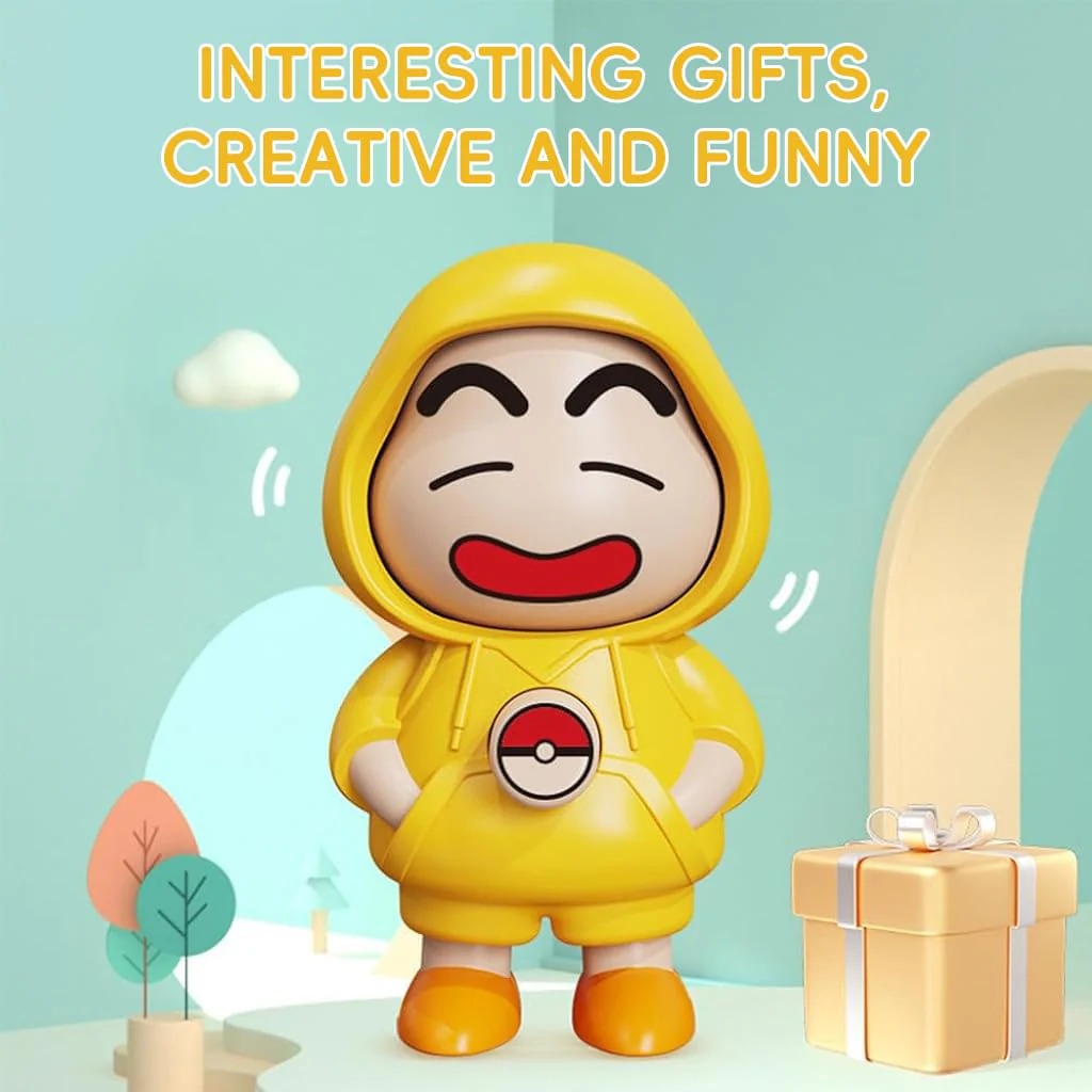 Chan: Crayon Shin-Chan Rotating Face Keychain | Cute Anime Mood Switcher Keyring Charm for Bags, Keys & Collectible Fans - Image 6