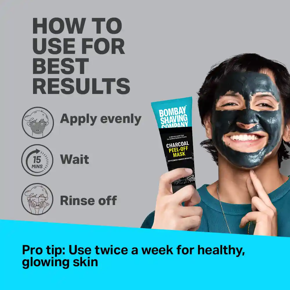 Charcoal Peel Off Mask, 100g - Image 6