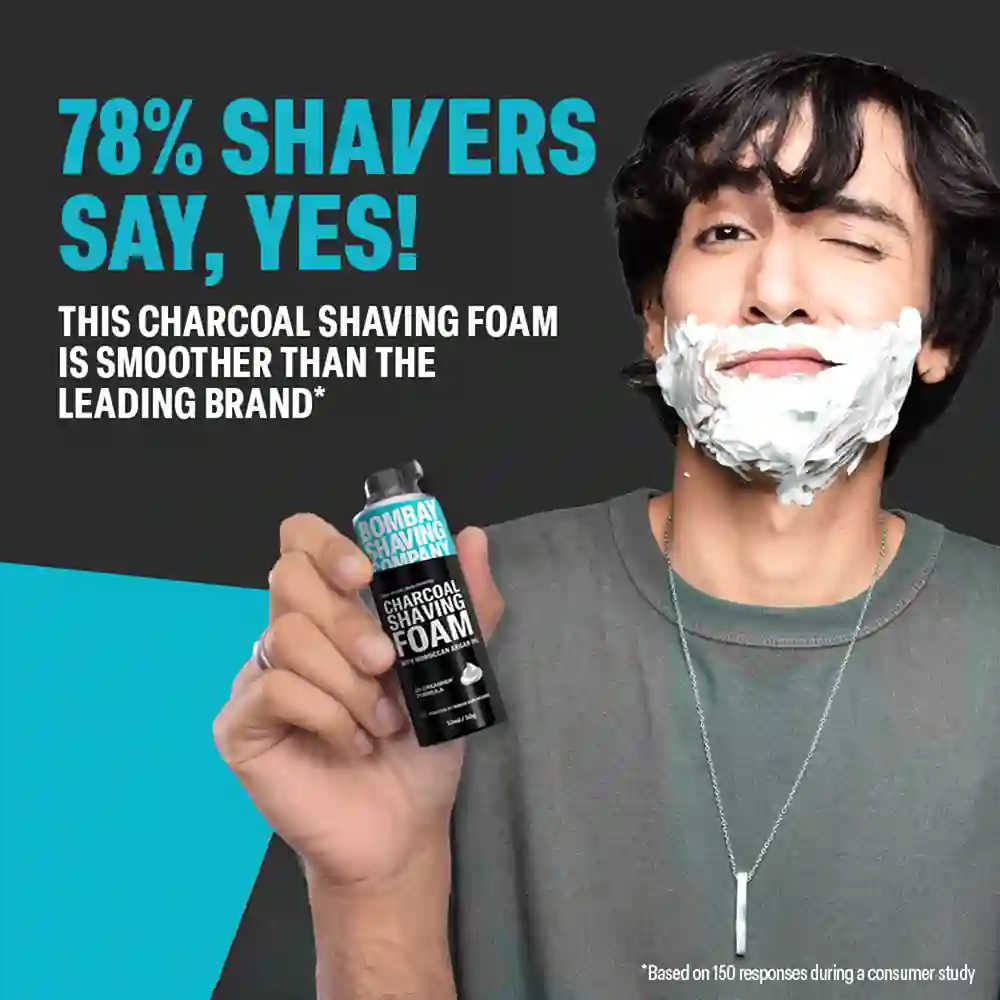 Charcoal Shaving Foam, 50g - Image 2