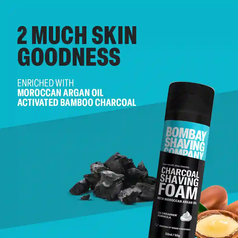 Charcoal Shaving Foam, 50g - Image 4