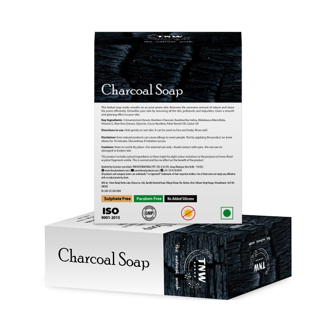Charcoal Soap - Handmade Soap For Face & Body ( Paraben/ Sulphate/ Dye/ Silicon Free) - Image 7