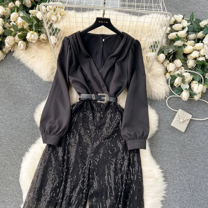Charlotte Sequin Jumpsuit - Image 4