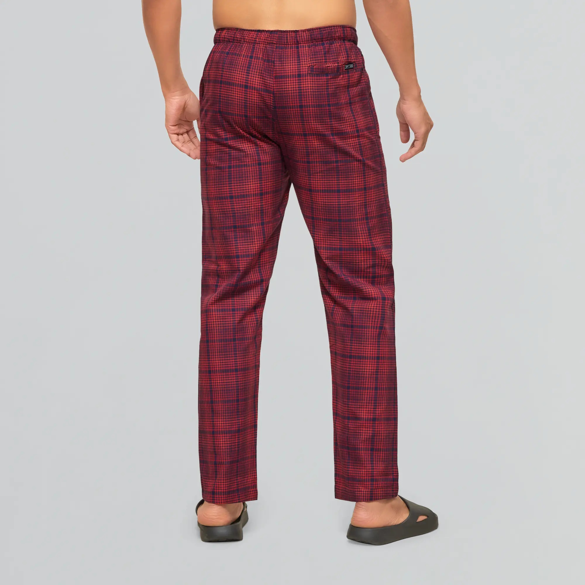 Checkmate Combed Cotton Pyjamas Brit Red - Image 5