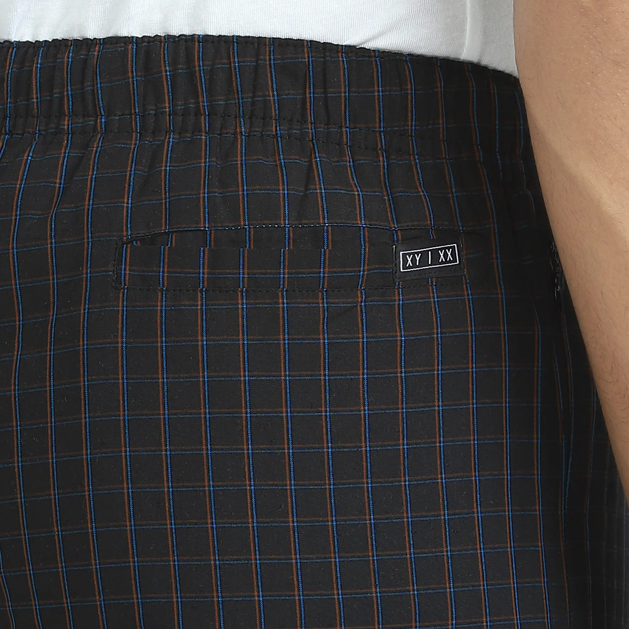 Checkmate Combed Cotton Pyjamas Charcoal Black - Image 6