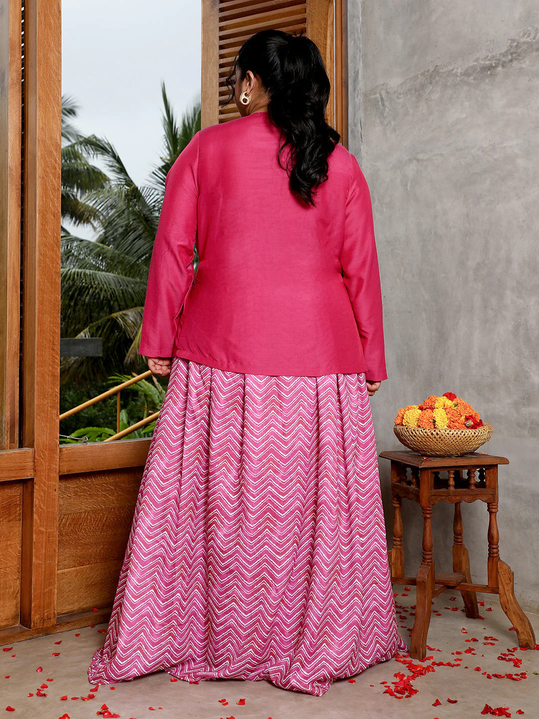 Chevron-Wrap Co-Ord Set - Image 4