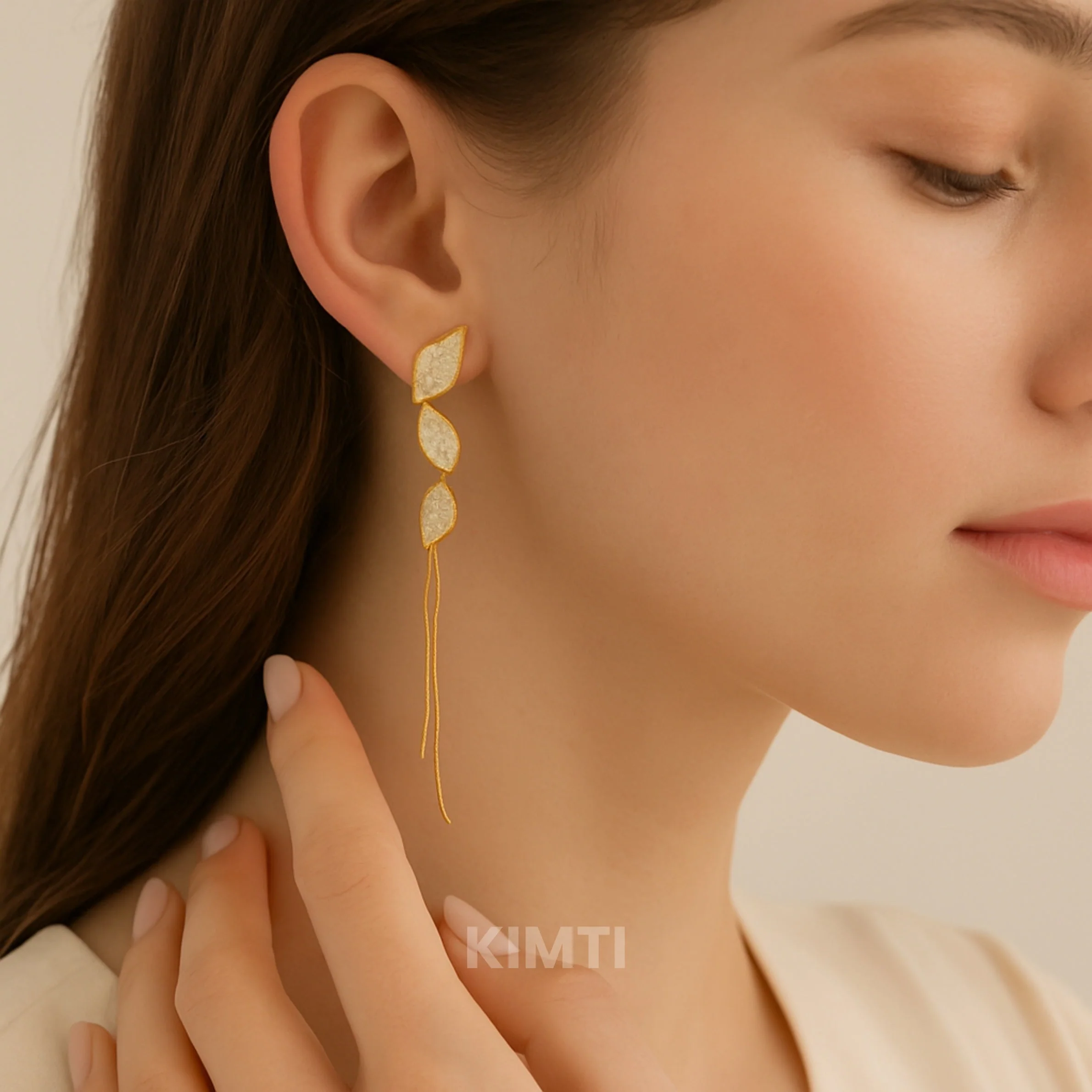 Chic Corporate Manager Dangler Earring - Image 2