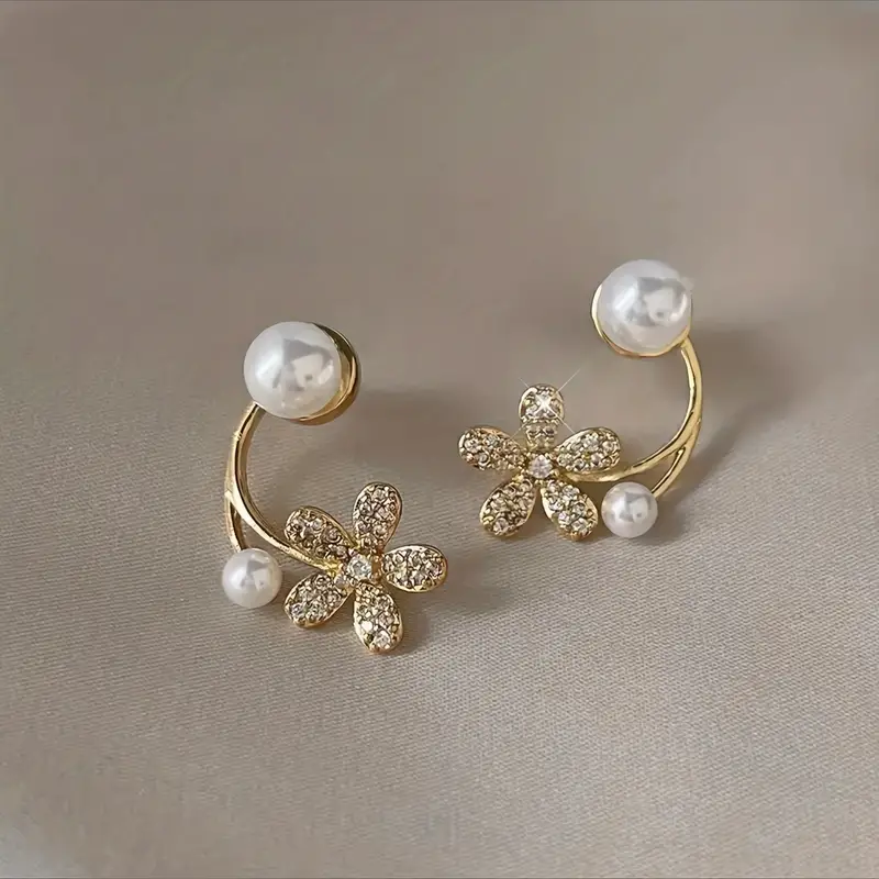 Chic Flower Studs Earring — Buy Any 5 for Rs. 599 - Image 5